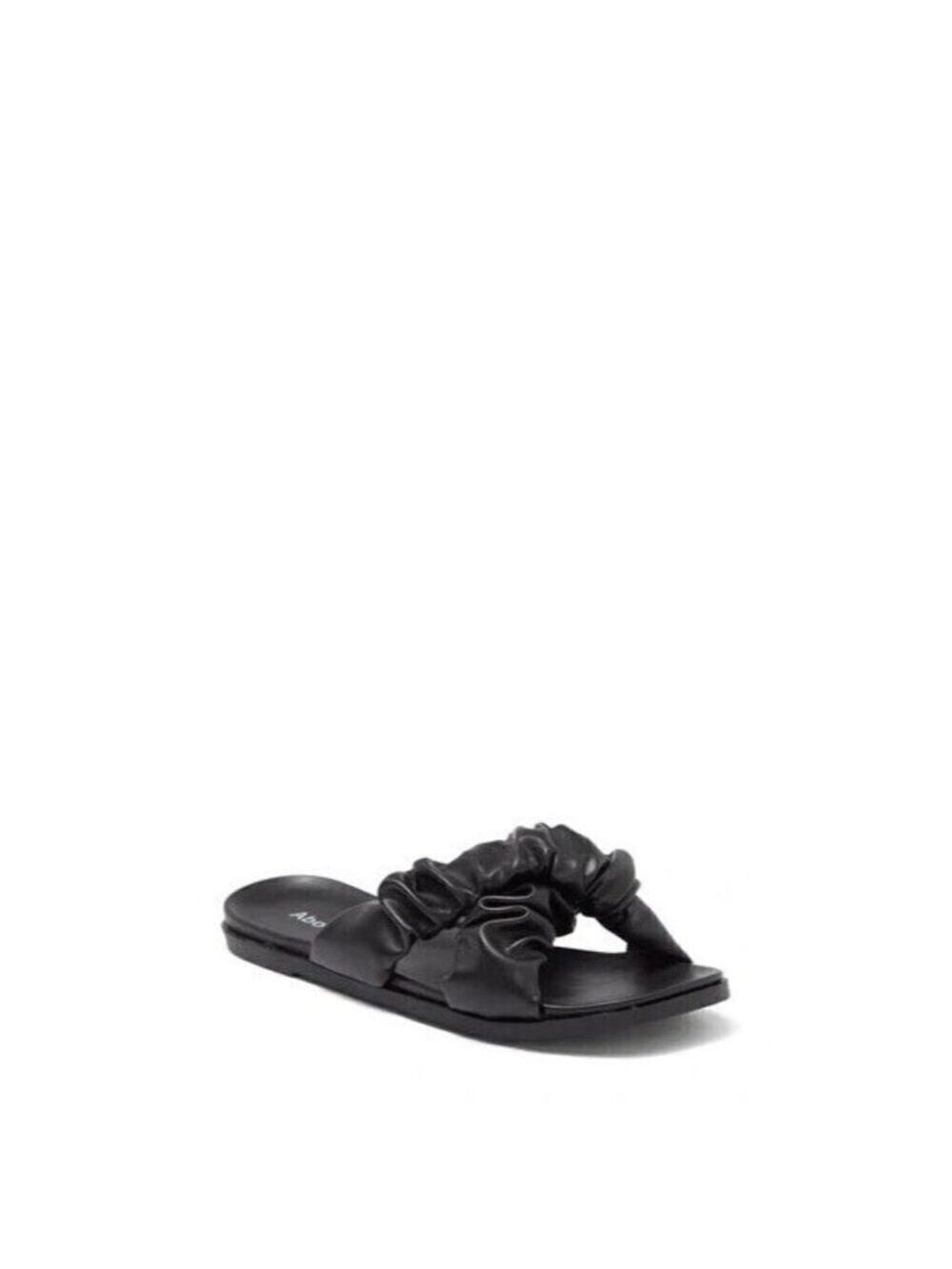 Abound BNWT "Candra" black flat sandal slide NEW